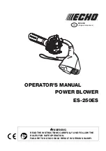 Предварительный просмотр 3 страницы Echo ES-250ES Operator'S Manual