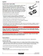 Предварительный просмотр 8 страницы Echo ES-255 SHRED 'N' VAC Operator'S Manual