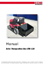 Echo ETB-120 Manual preview