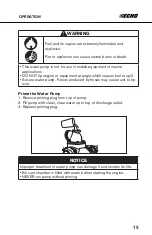 Preview for 15 page of Echo FP-2126 Operator'S Manual