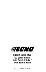 Предварительный просмотр 80 страницы Echo FP-2126 Operator'S Manual