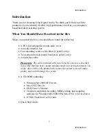 Предварительный просмотр 2 страницы Echo GINA 3G Owner'S Manual