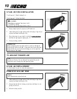 Preview for 10 page of Echo Grass Trimmer/Brush Cutter SRM-280 Operator'S Manual