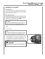 Preview for 23 page of Echo Grass Trimmer/Brush Cutter SRM-280T Operator'S Manual