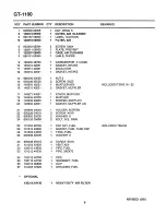 Предварительный просмотр 7 страницы Echo GT-1100 Parts Catalog