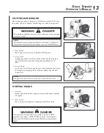 Предварительный просмотр 13 страницы Echo GT-200 Operator'S Manual