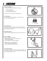 Preview for 6 page of Echo GT-2000 Type 1E Operator'S Manual