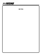 Preview for 30 page of Echo GT-2000 Type 1E Operator'S Manual