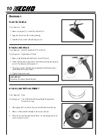 Предварительный просмотр 10 страницы Echo GT-2000EZR Operator'S Manual