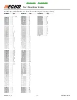 Preview for 16 page of Echo GT-2000SB TYPE 1E Parts Catalog