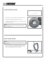 Предварительный просмотр 12 страницы Echo GT-200R - SERIAL NUMBER 07001001-07003100 Operator'S Manual