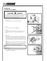 Предварительный просмотр 14 страницы Echo GT-200R - SERIAL NUMBER 07003101-07999999 Operator'S Manual