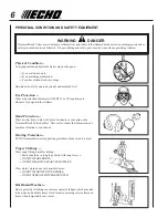 Preview for 6 page of Echo GT-201 Operator'S Manual