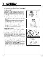 Предварительный просмотр 8 страницы Echo GT-201 Operator'S Manual