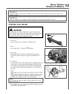 Preview for 13 page of Echo GT-225 - 10-09 Operator'S Manual