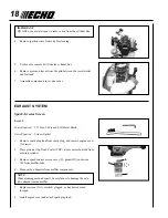 Предварительный просмотр 18 страницы Echo GT-225 Operator'S Manual