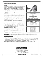 Предварительный просмотр 24 страницы Echo GT-231 Operator'S Manual