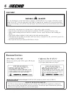 Preview for 6 page of Echo GT-25l Operator'S Manual