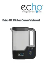 Echo H2 Pitcher Owner'S Manual предпросмотр