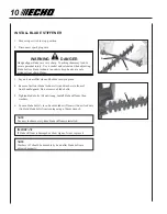 Предварительный просмотр 10 страницы Echo HC-150 - 04-06 1 Operator'S Manual