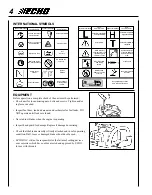 Preview for 4 page of Echo HC-1500 TYPE 1E - 12-00 Operator'S Manual