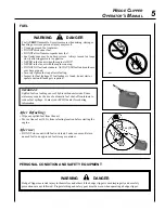 Предварительный просмотр 5 страницы Echo HC-1500 TYPE 1E - 12-00 Operator'S Manual