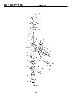 Предварительный просмотр 12 страницы Echo HC-1500 TYPE 1E - SERVICE  10-99 Parts Catalog