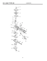 Предварительный просмотр 12 страницы Echo HC-1500 TYPE 2E - SERVICE  10-99 Parts Catalog