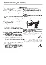 Предварительный просмотр 12 страницы Echo HC-1501 Operator'S Manual