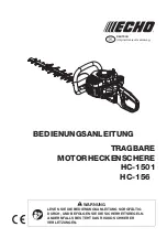 Предварительный просмотр 31 страницы Echo HC-1501 Operator'S Manual