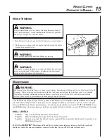 Preview for 15 page of Echo HC-151 Operator'S Manual