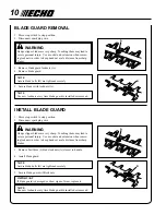 Предварительный просмотр 10 страницы Echo HC-155-20 Operator'S Manual