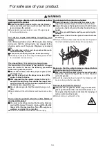 Предварительный просмотр 10 страницы Echo HC-156 Operator'S Manual