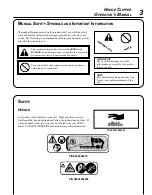 Preview for 3 page of Echo HC-161 Operator'S Manual