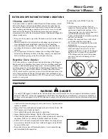 Preview for 5 page of Echo HC-161 Operator'S Manual