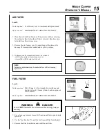 Preview for 15 page of Echo HC-161 Operator'S Manual