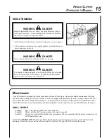 Предварительный просмотр 15 страницы Echo HC-180 Operator'S Manual