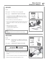 Предварительный просмотр 17 страницы Echo HC-180 Operator'S Manual