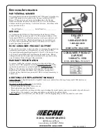 Preview for 28 page of Echo HC-180 Operator'S Manual