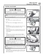 Предварительный просмотр 13 страницы Echo HC-181 Operator'S Manual