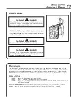 Preview for 13 page of Echo HC-230 Operator'S Manual