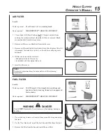 Предварительный просмотр 15 страницы Echo HC-233 Operator'S Manual