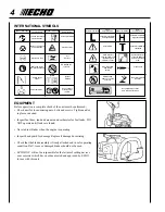 Preview for 4 page of Echo HC-2410 Operator'S Manual