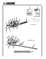 Предварительный просмотр 10 страницы Echo HC-2410 Operator'S Manual