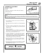 Предварительный просмотр 23 страницы Echo HC-2410 Operator'S Manual