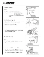 Предварительный просмотр 26 страницы Echo HC-2410 Operator'S Manual