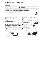 Предварительный просмотр 8 страницы Echo HC-331ES Operator'S Manual