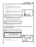 Preview for 21 page of Echo HCA-2400 Operator'S Manual