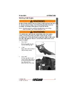 Предварительный просмотр 21 страницы Echo HCA-2620 Operator'S Manual