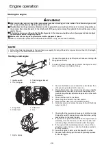 Предварительный просмотр 22 страницы Echo HCA-265ES-HD Operator'S Manual